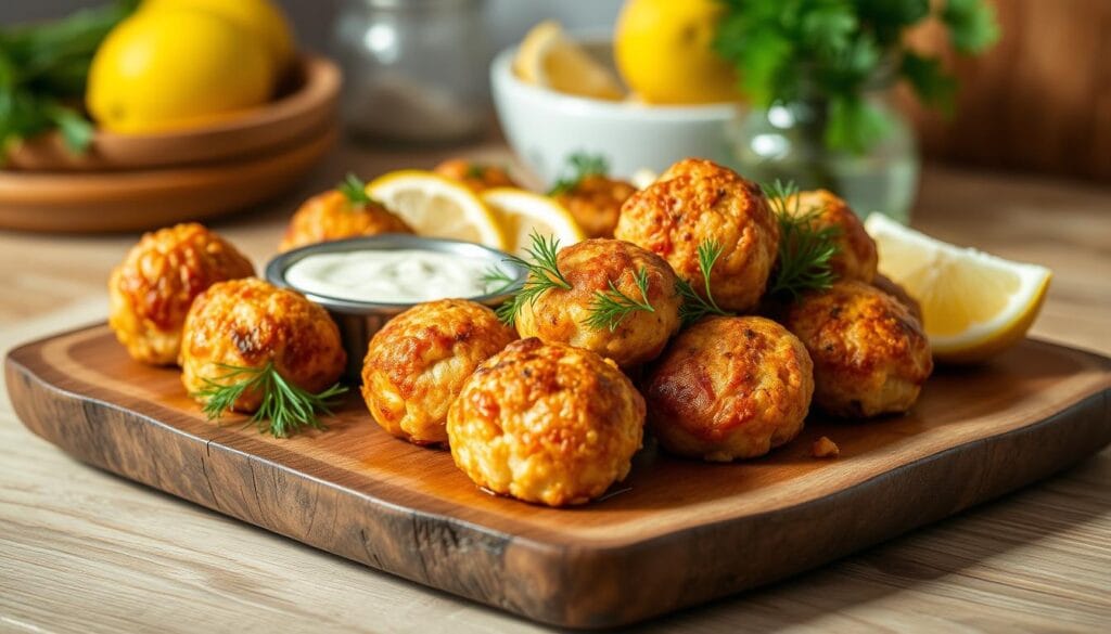 Baked Salmon Balls Serving Suggestions