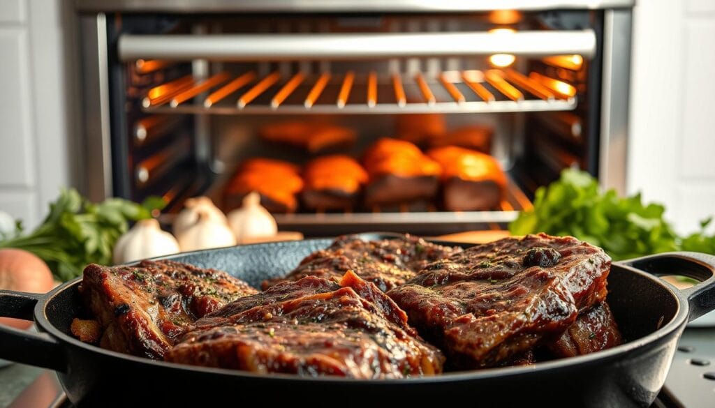 Oven Baked Short Ribs Cooking Process