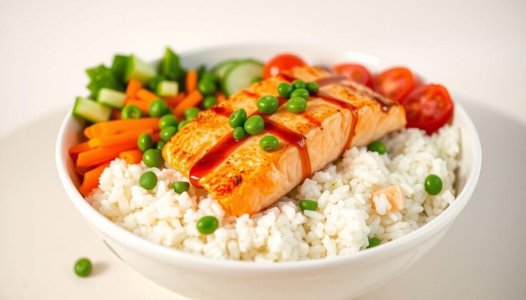 Salmon Rice Bowl Meal Prep