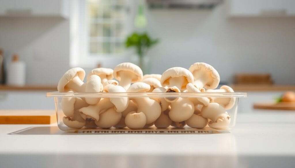 Storing oyster mushrooms properly