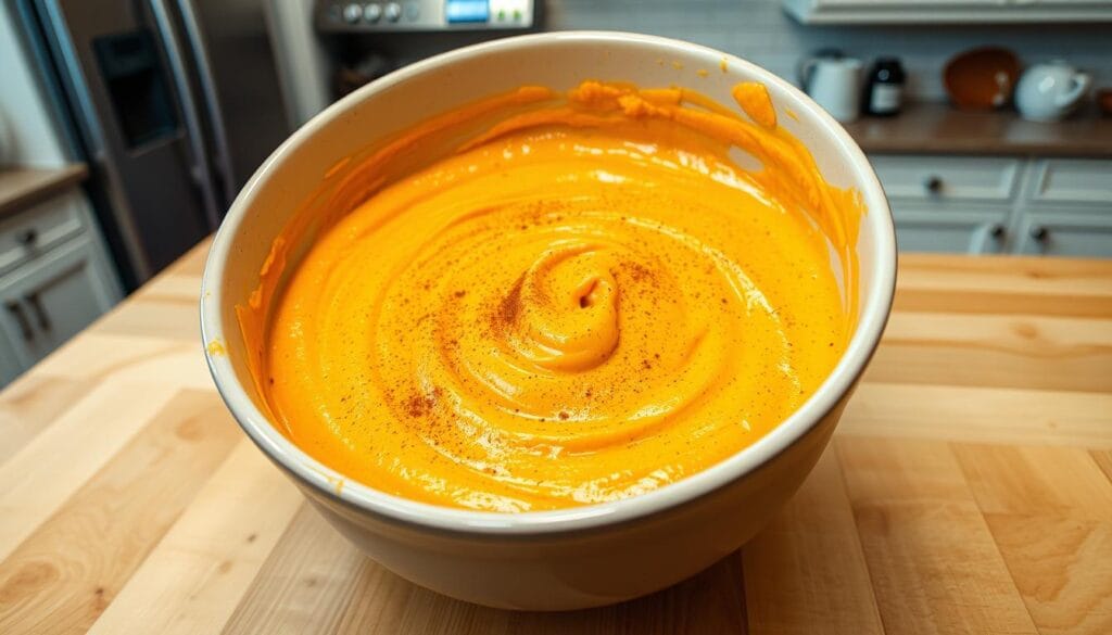 Sweet Potato Souffle Base Mixture Preparation