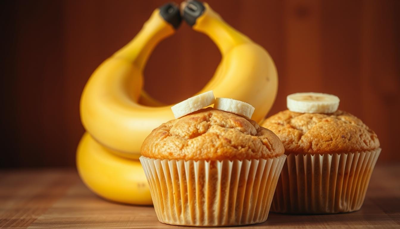 banana muffins 2 bananas