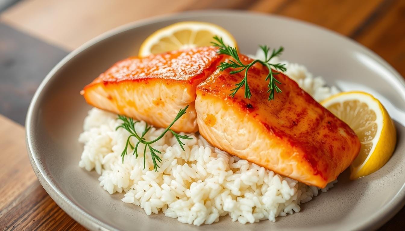 salmon and rice recipe